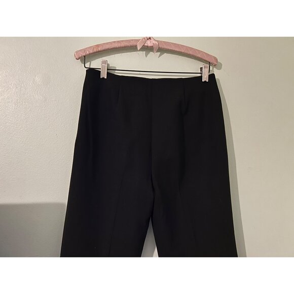 Lafayette 148 Pants Women Sz 2 Black Wool Blend Trouser Career Luxury Corpcore - Picture 15 of 16